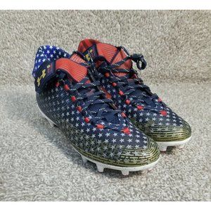 Under Armour Highlight MC LE SZ 10 ‘USA' Football Cleats Men's Style 3025740-100
